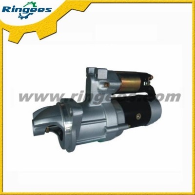 6D95 Starter for Komatsu, PC200-5 excavator starter motor